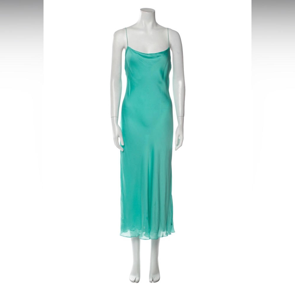 RALPH LAUREN BLACK LABEL Vintage Silk Midi Dress